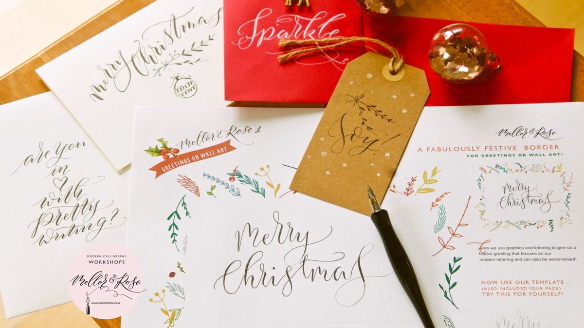 Christmas Calligraphy Workshop at CASS ART Glasgow 25.11.26