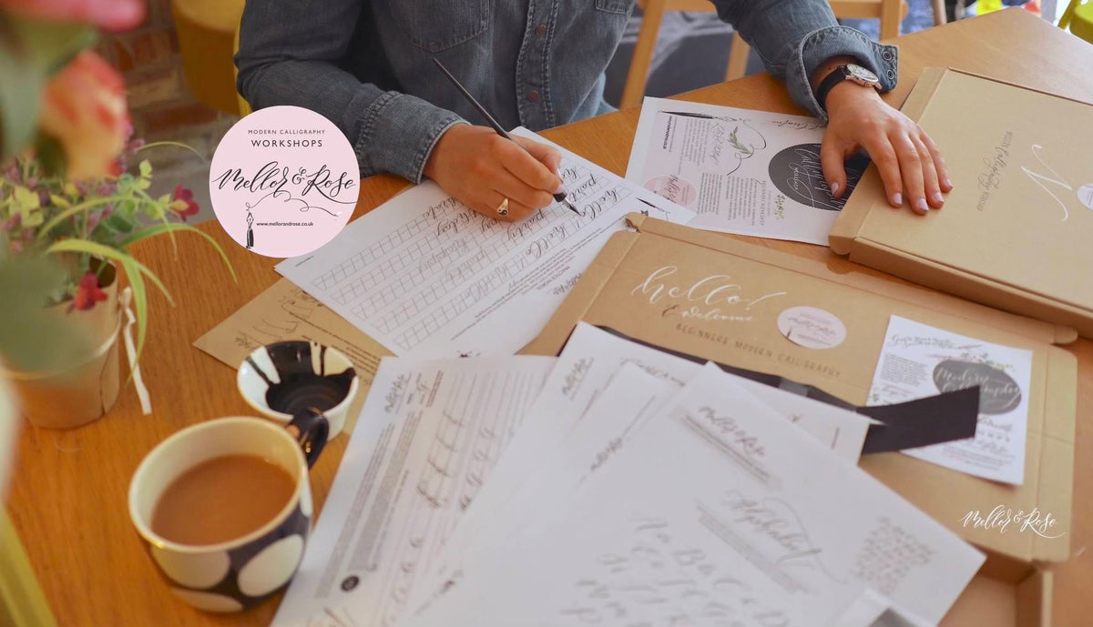 Modern Calligraphy Workshop at Stringers Lytham, Lancashire 03.10.26